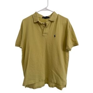 Polo by Ralph Lauren Lime Short Sleeve Classic Fit Cotton Shirt Size Medium